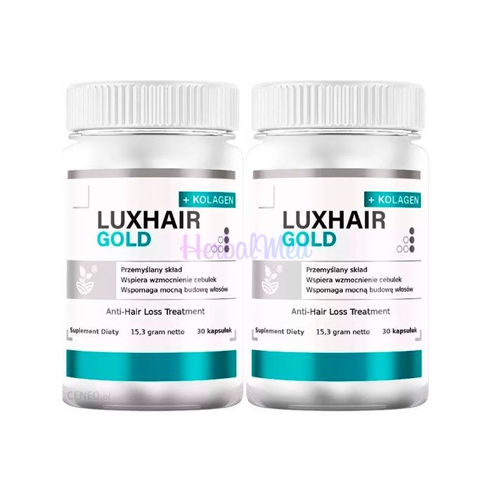 ✦ LuxHair Gold - kapsuly na rast vlasov