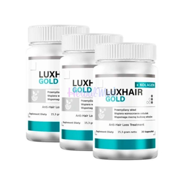 ✦ LuxHair Gold - hair growth capsules