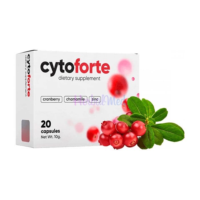 ✦ Cytoforte - lekarstwo na zapalenie pęcherza